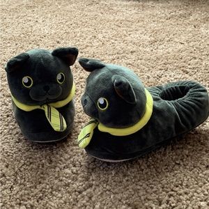 Denis Daily Sir Meows a Lot Kids Slippers